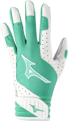 Vista 11 de Mizuno Finch Softball - Guantes de bateo acolchados Par Adulto y joven Palma antideslizante Palma acolchada Parte trasera de malla