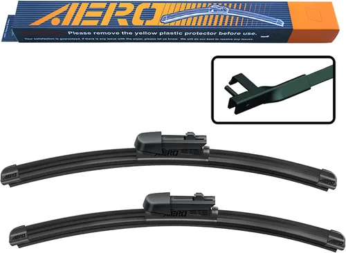 Vista 26 de AERO Avenger - Limpiaparabrisas prémium de 24 + 22 pulgadas para todas las estaciones, repuesto del fabricante original del equipo original