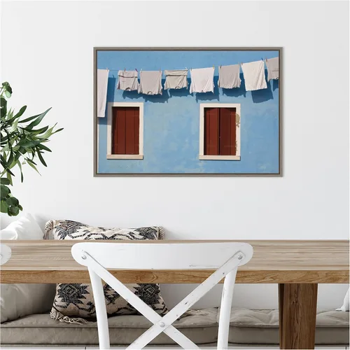 Vista 6 de Amanti Art Lienzo enmarcado para pared, diseño de Brenda Tharp Danita Delimont (23 pulgadas de ancho x 16 pulgadas de alto), marco Sylvie Greywash