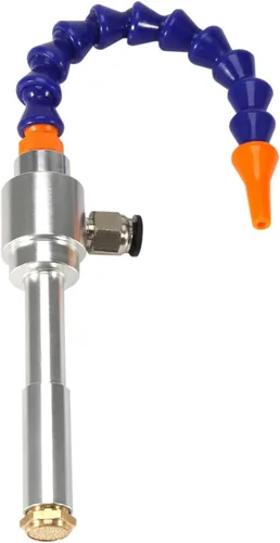 Vista 5 de Pistola de aire frío Vórtice de aleación de aluminio Compresor de aire frío con tubo flexible Proceso mecánico portátil Mini vórtice Pistola