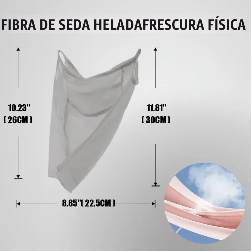 Vista 4 de Máscara facial con protección UV para el cuello, pasamontañas, bandana para mujer, máscara de golf Negro