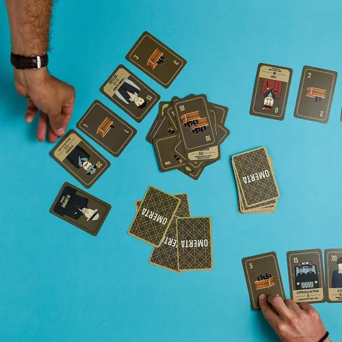 Vista 5 de Omerta - Juego de cartas – Juego de estrategia para niños y adultos, a partir de 10 años, 3 a 5 jugadores, 3 a 5 jugadores, 30 minutos de juego