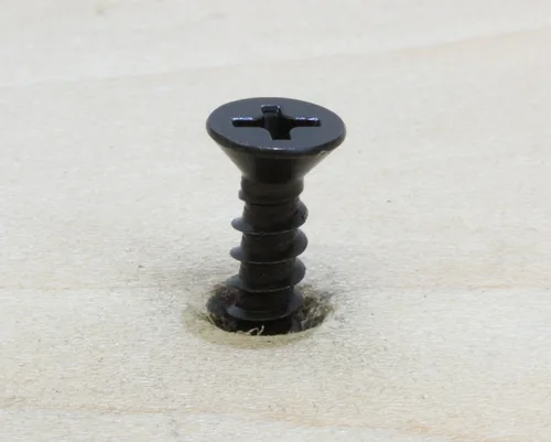 Vista 5 de Bolt Dropper 6 tornillos de madera Phillips de cabeza plana de acero inoxidable recubierto de óxido negro, (25 piezas), 18-8 (304) tornillos