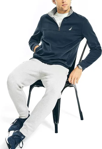 Vista 4 de Nautica Forro polar con cremallera de un cuarto para hombre
