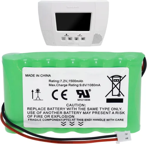 Vista 7 de Batería de repuesto para Honeywell Alarm LYNXRCHKITHC, 300-03864-1, 781410403291, 55026089 Batería recargable para Honeywell Lynx Touch L3000