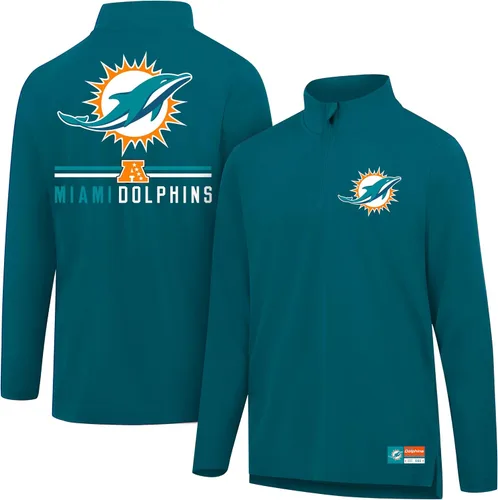 Vista 51 de Ultra Game Men's NFL Official Super Soft Quarter Zip Long Sleeve T-Shirt