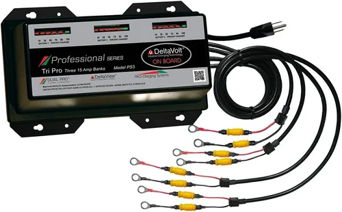 Vista 2 de Cargador de banco Dual Pro 15 Amp/Bank Professional Series 3