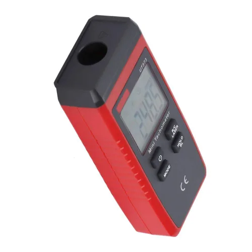 Vista 7 de UT373 Mini tacómetro LCD no digital RPM Tach Medidor de velocidad