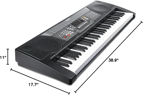 Vista 8 de Joy teclado electrónico para principiantes con 61 teclas de simulación