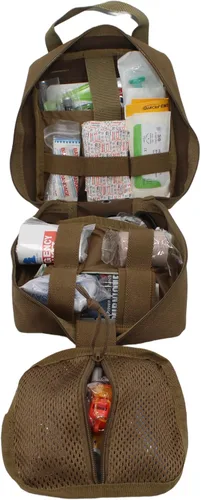 Vista 3 de Luminary Advanced IFAK Stocked MOLLE Rip-Away Trauma Hemorrhage Control First Aid Kit with Headrest Mount Quick Release Panel Emergency Pack