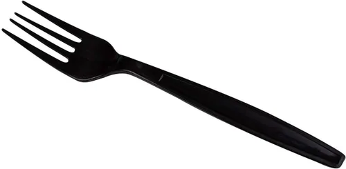 Vista 2 de Karat Tenedores de plástico resistentes envueltos individualmente, tenedores desechables resistentes para restaurantes y camiones de comida