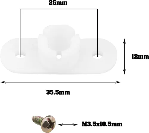 Vista 4 de SING F LTD Kit de clip de repuesto para faro delantero Discovery 1 y 2 Pre-Facelift OE STC3368, incluye 24 tornillos
