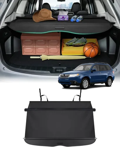 Vista 60 de Powerty - Cubierta de carga para Toyota RAV4 2013-2018, accesorios de cuero