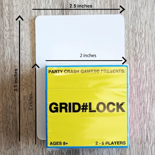 Vista 6 de Presenta: Grid#Lock - Un juego de cartas simple pero sustancial basado en Rummy; diseñado para 2-6 jugadores mayores de 8 años que son