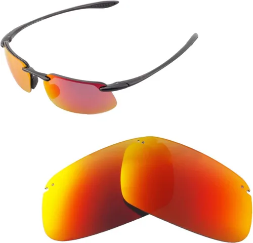 Vista 4 de Walleva Lentes de repuesto para gafas de sol Maui Jim Kanaha, múltiples opciones disponibles