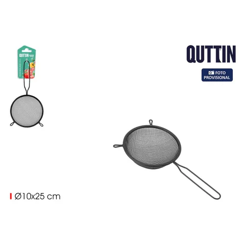 Vista 3 de Colador Quttin Negro Metal Ø 10 cm (24 Unidades)