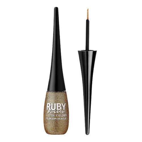 Vista 8 de Ruby Kisses Delineador de ojos Eye Bling Glitz N' Black