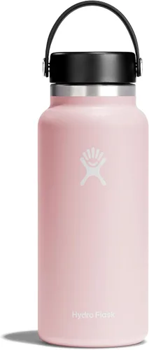 Vista 11 de Hydro Flask Botella de agua – Acero inoxidable aislado – Tapa flexible de boca ancha, antiderrames, a prueba de fugas y recargable en agave de 20