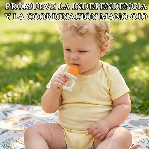 Vista 6 de Sakolla Moldes de silicona para paletas de bebé con 6 cavidades, moldes para paletas de leche materna para alivio de la dentición, molde de paletas
