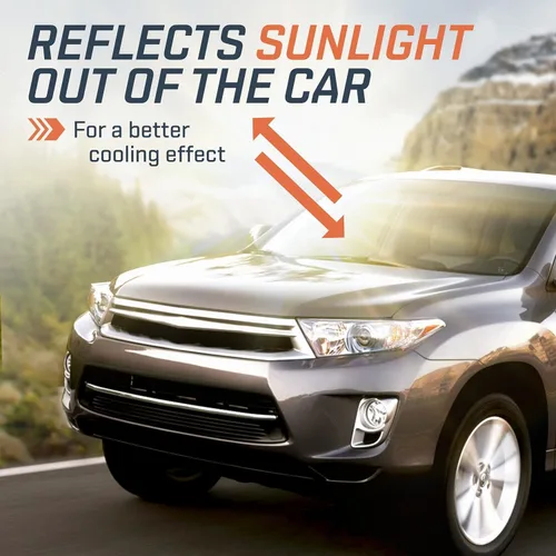 Vista 11 de SAILEAD - Visera solar para el lado izquierdo del conductor compatible con el Toyota Highlander 2008, 2009, 2010, 2012 o 2013, con luz