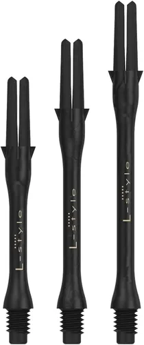 Vista 9 de L-style L-Shaft Carbon Dart Shafts - Locked - Set of 3