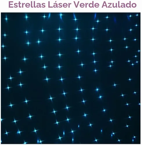 Vista 8 de LedMAll Movimiento Nieve Otoño Espectro Completo Efectos Estrella 7 Color Blanco Láser Luces de Navidad Luces Decorativas Control Rem