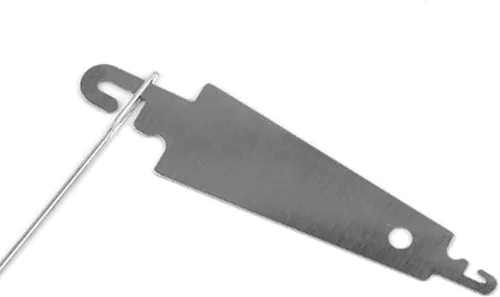 Vista 4 de E-outstanding Enhebrador de agujas, 30 unidades, acero inoxidable, punto de cruz, costura, costura a mano, herramientas de manualidades para agujas