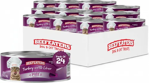 Vista 25 de Beefeaters Chicken Pate - Alimento húmedo para gatos, 3 onzas (paquete de 24 unidades), alimento húmedo para adultos con taurina, alimento húmedo
