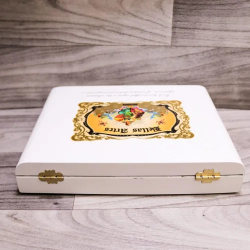Vista 5 de Bellas Artes Caja de cigarros de Madera Toro Vacía - 9.5" x 7" x 2