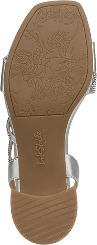 Vista 4 de LifeStride Women's Joy Dress Sandal Plateado