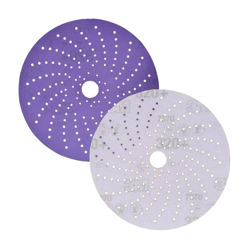 Vista 17 de 3M Cubitron II Hookit 31370 - Disco abrasivo de lijado limpio, 6 pulgadas, grado 40+, paquete de 50 discos, alto rendimiento, larga duración