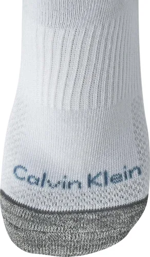 Vista 166 de Calvin Klein Calcetines para hombre, mezcla de algodón, acolchados, sin talla, forro de calcetines atléticos (6 unidades)