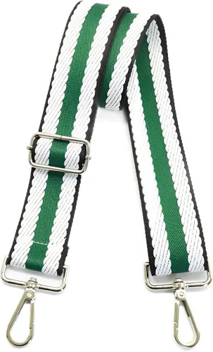 Vista 107 de Correa de Bolso Ancha Correa de Hombro Ajustable Correa de Repuesto Cruzada Correa de Bolso de Hardware Plateado