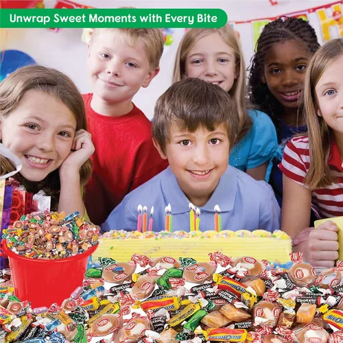 Vista 2 de Fun Express Paquete surtido de caramelos masticables tamaño divertido 4 libras 275 piezas