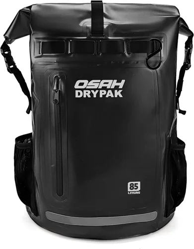 Vista 27 de Waterproof Dry Bag Backpack 25L/35L/55L/85L, Roll-Top Heavy Duty Rucksack Black