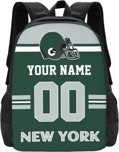 Vista 33 de Mochila de estilo de fútbol personalizado Mochila personalizada con nombre y número Mochilas personalizadas de alta capacidad bolsa regalos, Arizona