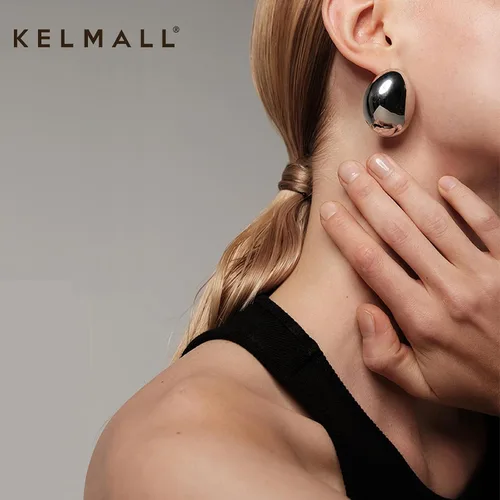 Vista 37 de KELMALL Aretes tipo argolla de oro de 14 quilates para mujer, hipoalergénicos, gruesos, redondos, no se deslustra, para orejas sensibles