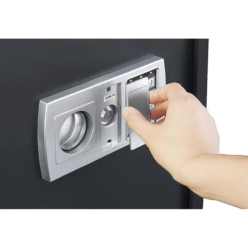 Vista 2 de Paragon Safes - Caja de seguridad digital personal – Contenedor de seguridad compacto de acero para el hogar, para dinero, documentos y joyas con 2