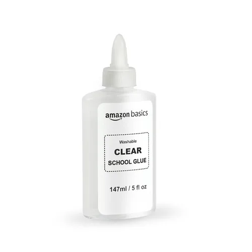 Vista 7 de Amazon Basics Pegamento líquido lavable con purpurina, varios colores (morado, rosa, rojo y azul), 6.0 fl oz, 6 onzas cada uno, 4