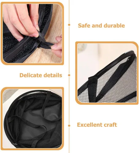 Vista 7 de Cabilock Cesta plegable para ropa sucia, cesta de ropa sucia, cesta de lavandería plegable, cesta plegable para ropa sucia, cesta plegable para ropa