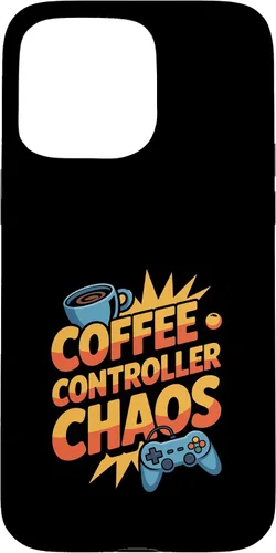 Vista 30 de Coffee Controller and Chaos Gamer Parents Mom and Dad Case for iPhone XR