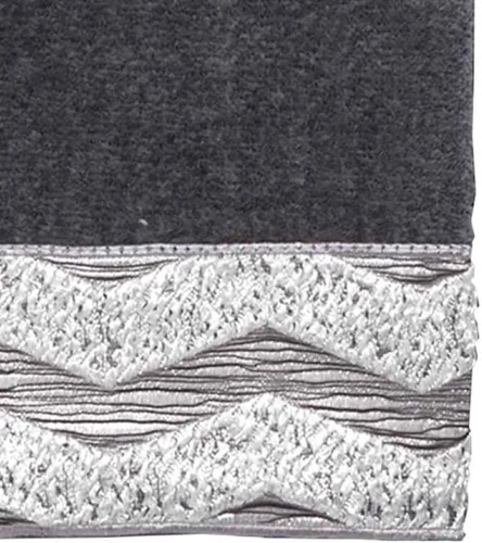 Vista 2 de Avanti Linens - Toalla de mano, algodón suave y absorbente (colección Chevron Galaxy, granito)