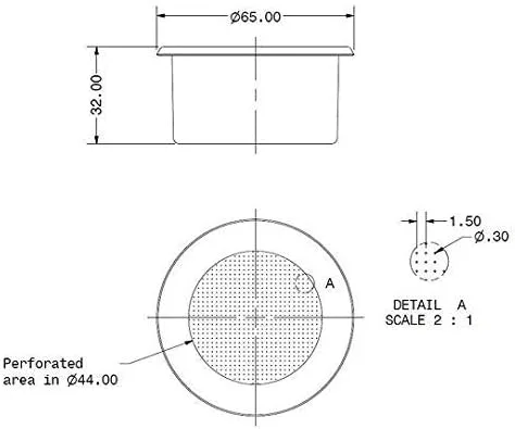 Vista 2 de IMS Competition Cesta de filtro de precisión para La Spaziale 0.63-0.74 oz. para doble espresso