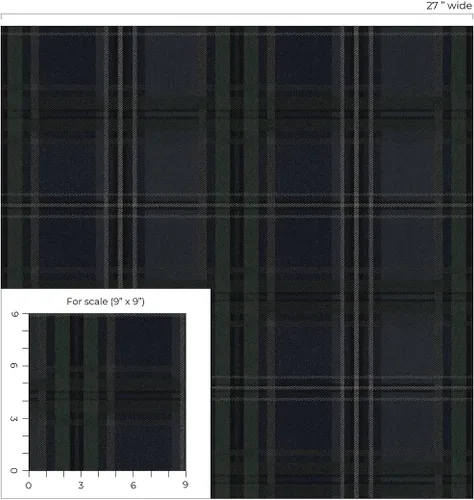Vista 7 de NextWall - Papel pintado de cuadros clásicos de pelar y pegar (azul profundo)