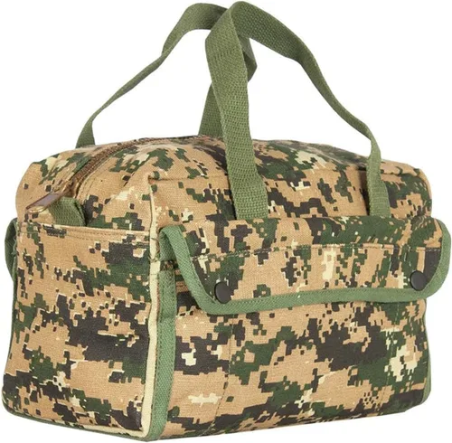 Vista 4 de FOX OUTDOOR PRODUCTS Mechanic's - Bolsa de herramientas de lona de algodón pesado con cremallera de latón resistente, compartimento para accesorios