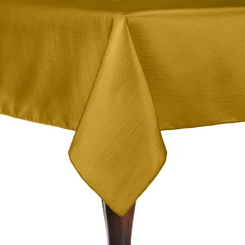 Vista 65 de ULTIMATE TEXTILE Majestic - Mantel cuadrado reversible Shantung Satin (59.8 x 59.8 in), color azul turquesa