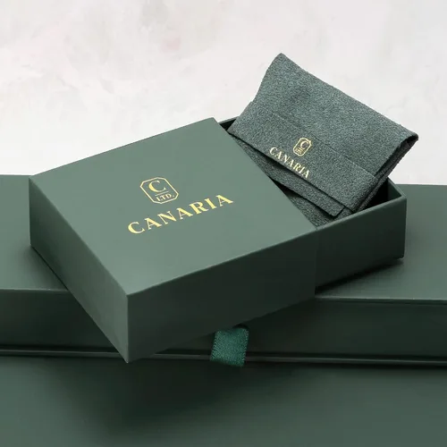 Vista 3 de Pulsera Canaria de Oro Amarillo de 10 kt