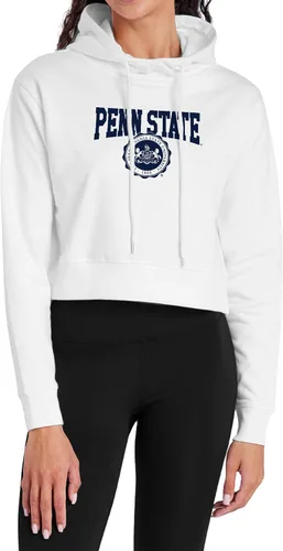 Vista 28 de Campus Lab Sudadera con capucha para mujer universitaria con licencia oficial de la colección Varsity White