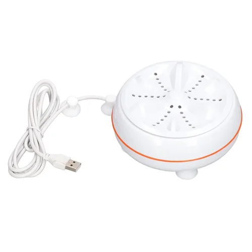 Vista 7 de Keenso Mini lavadora de la fuente de alimentación USB de la lavadora de la turbina blanca de 27W para la turbina ultrasónica portátil casera