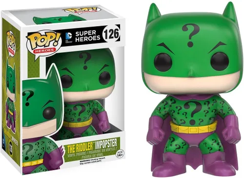 Vista 2 de Funko POP Heroes Villains as Batman Riddler figura de acción